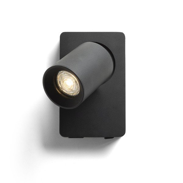 VOLTERA USB nástěnná černá 230V GU10 50W - RED - DESIGN RENDL