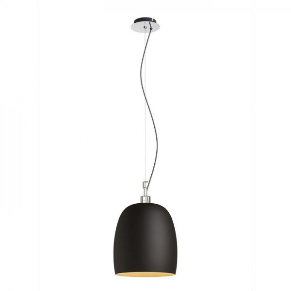 COROA NEW 28 závěsná černá chrom 230V E27 53W - RED - DESIGN RENDL