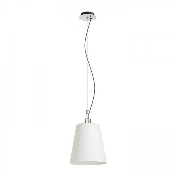 BABU NEW 22 závěsná opálové sklo/chrom 230V E27 53W - RED - DESIGN RENDL