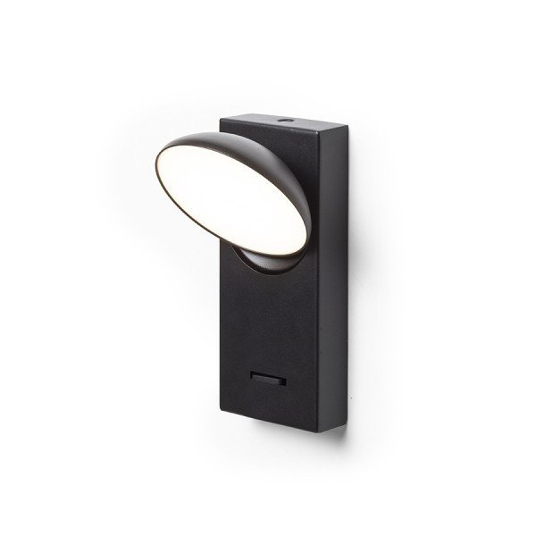 ELISEO nástěnná černá 230V LED 5W 3000K - RED - DESIGN RENDL