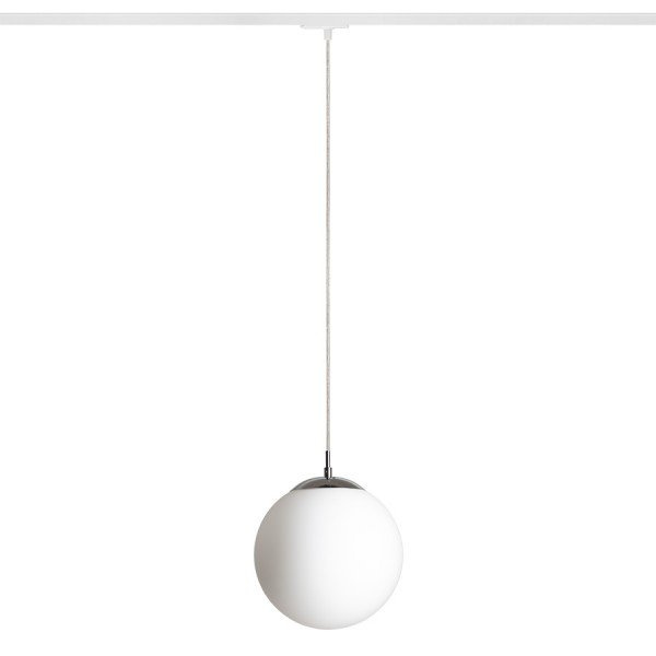 LUNA 25 pro jednookr. lištu opálové sklo/chrom 230V E27 15W - RED - DESIGN RENDL