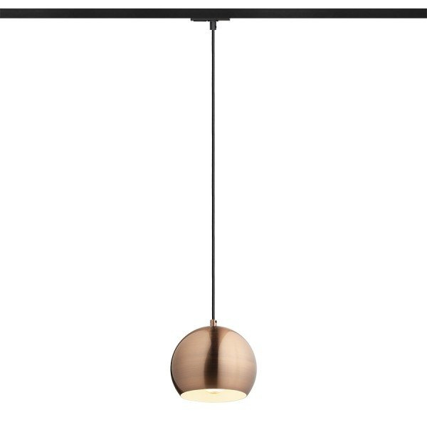 AGNETA pro jednookr. lištu závěsná česaná měď 230V E27 40W - RED - DESIGN RENDL