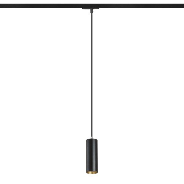 MAVRO pro jednookr. lištu závěsná černá/zlatá 230V LED 12W 38° 3000K - RED - DESIGN RENDL
