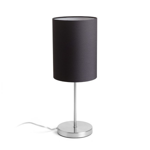 NYC/RON 15/20 stolní Polycotton černá/nikl 230V E27 7W - RED - DESIGN RENDL