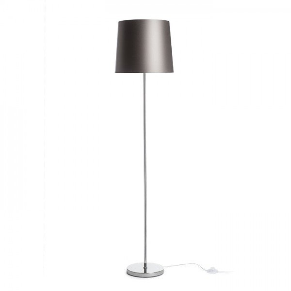 NYC/CONNY 35 stojanová Monaco holubí šeď/stříbrné PVC/chrom 230V E27 11W - RED - DESIGN RENDL