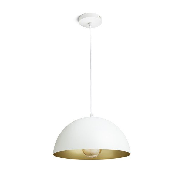 GLADYS 30 závěsná bílá/zlatá 230V E27 15W - RED - DESIGN RENDL