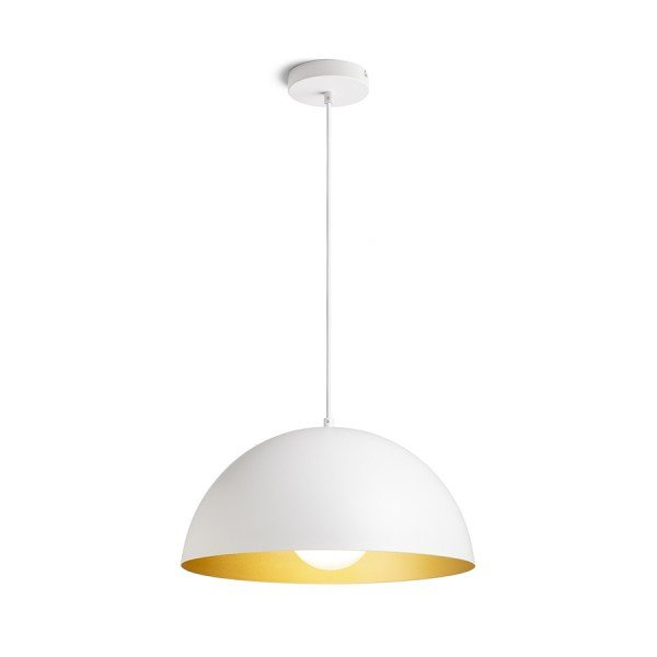GLADYS 40 závěsná bílá/zlatá 230V E27 30W - RED - DESIGN RENDL