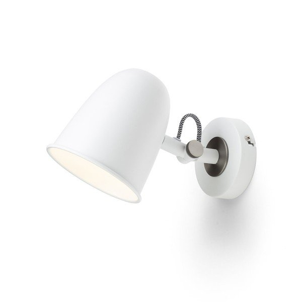 DANNY nástěnná bílá matný nikl 230V E14 5W - RED - DESIGN RENDL