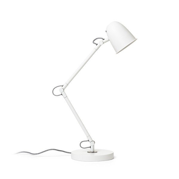 DANNY stolní bílá matný nikl 230V E14 5W - RED - DESIGN RENDL