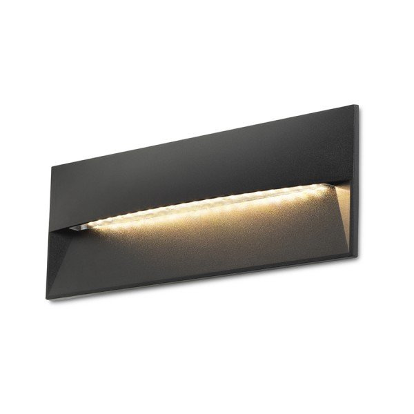 REP 27 zápustná černá 230V LED 10W 90° IP65 3000K - RED - DESIGN RENDL