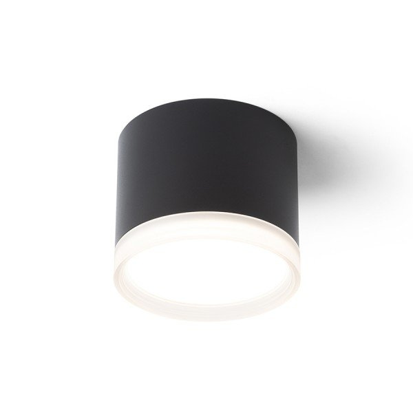 MEMA stropní černá satinovaný akryl 230V LED GX53 7W - RED - DESIGN RENDL