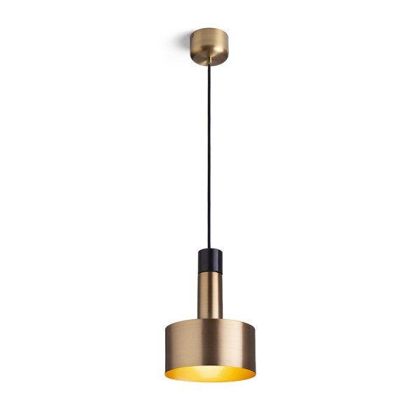 DIVINA závěsná mosaz/dekor černý mramor 230V E27 5W - RED - DESIGN RENDL