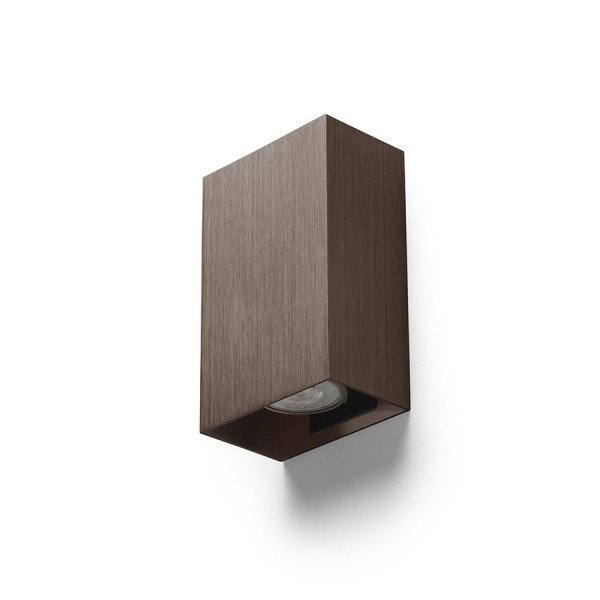 CAPRI RC nástěnná česaný bronz 230V GU10 2x9W - RED - DESIGN RENDL