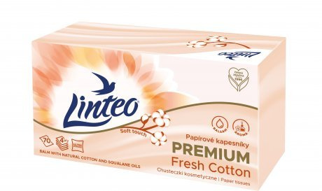 Papírové kapesníčky Linteo - 4 vrstvé, 70 ks