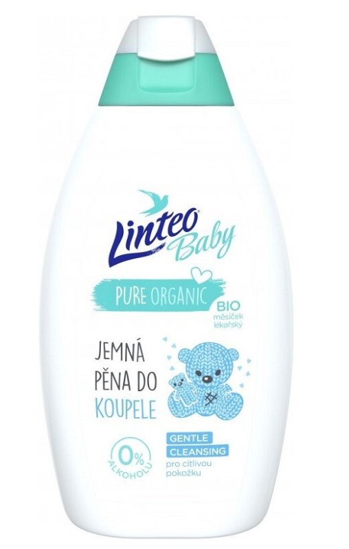 LINTEO Baby Pěna do koupele s Bio měsíčkem lékařským 425 ml