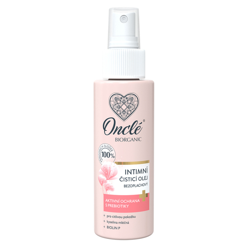 Onclé Biorganic čisticí olej na intimní hygienu 100 ml