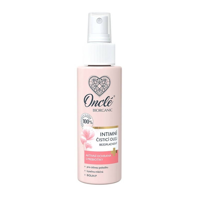 Onclé Biorganic čisticí olej na intimní hygienu 100 ml