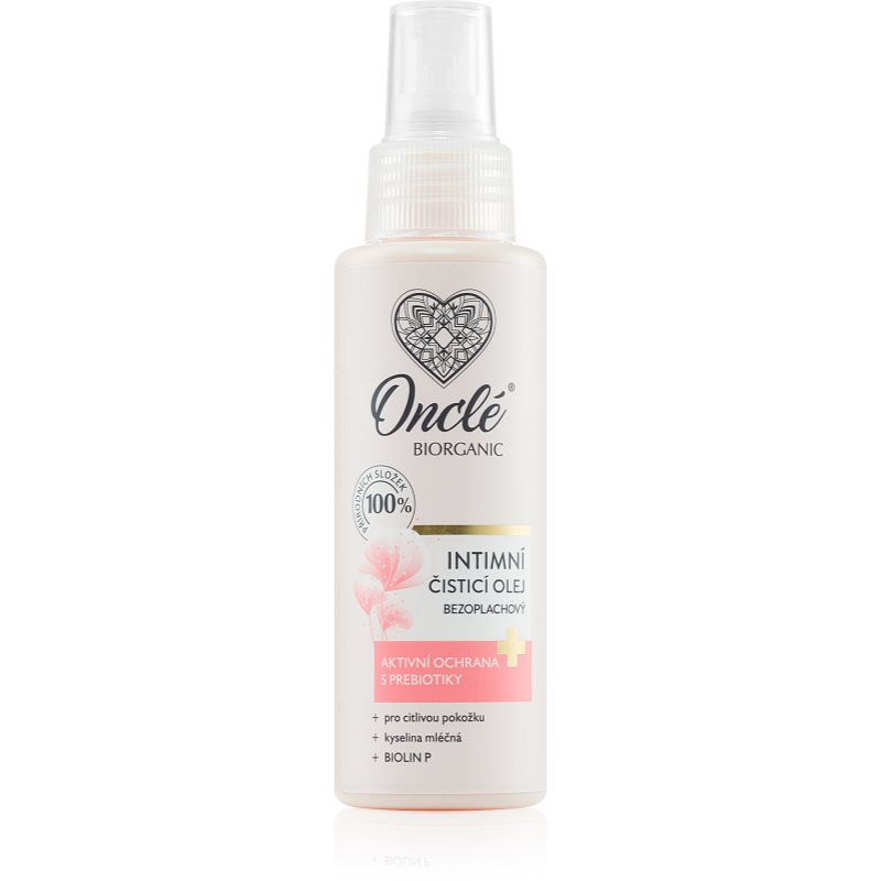 Onclé Biorganic čisticí olej na intimní hygienu 100 ml