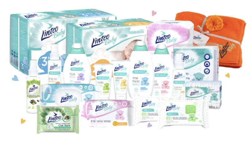 Linteo Baby Changing Pads přebalovací podložky 60x60 10 ks