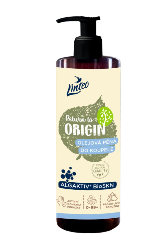 Linteo Return to Origin relaxační olejová pěna do koupele s probiotiky 385 ml
