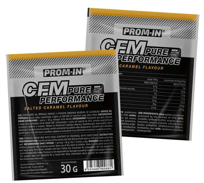 Prom-in CFM Pure Performance 30 g - slaný karamel