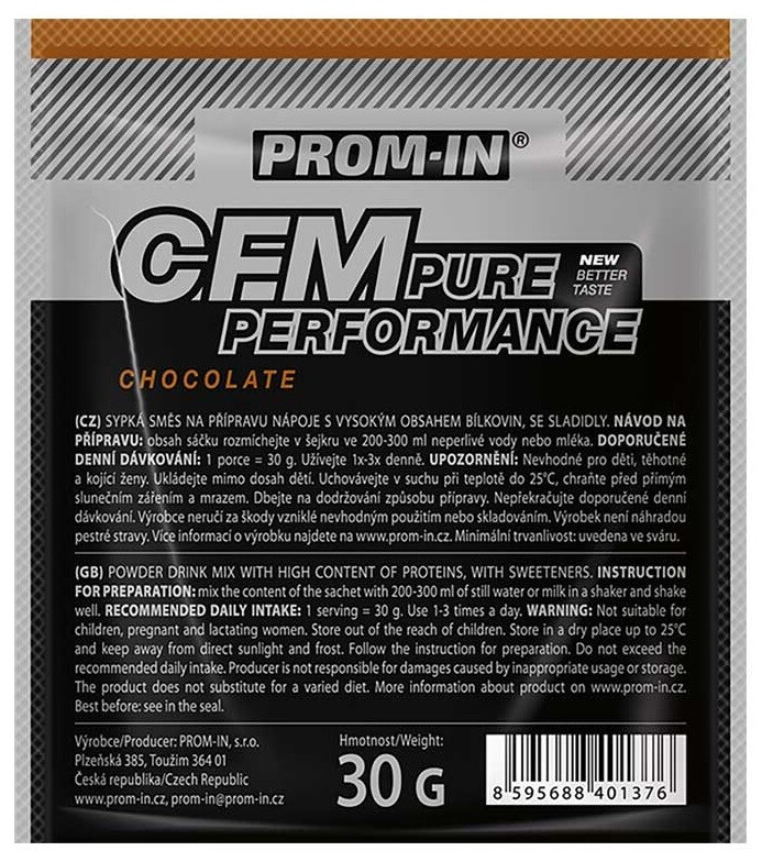 Prom-in CFM Pure Performance 30 g - čokoláda