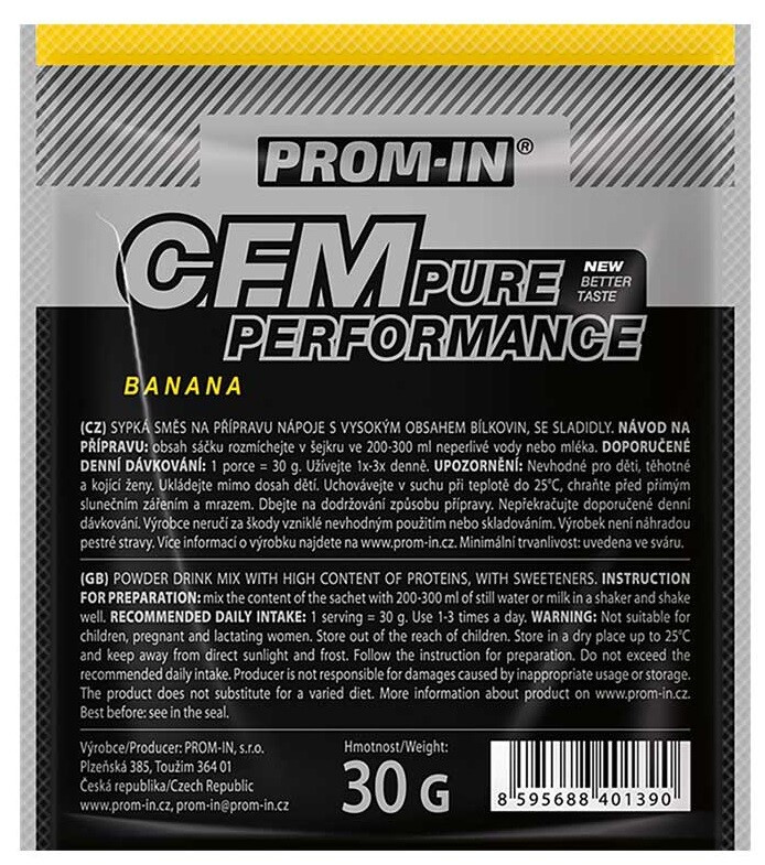 Prom-in CFM Pure Performance 30 g - banán