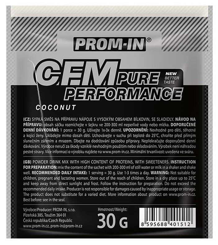 Prom-in CFM Pure Performance 30 g - kokos