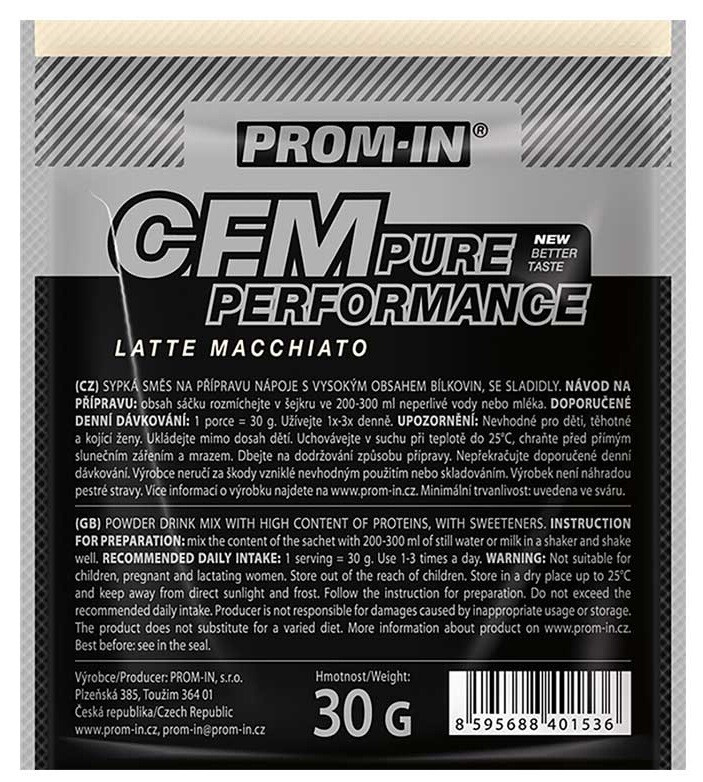 Prom-in CFM Pure Performance 30 g - latte macchiato