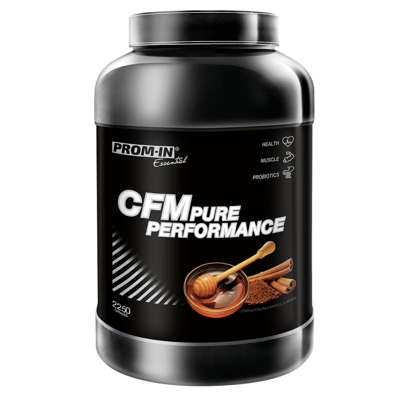 Prom-in CFM Pure Performance 2250 g - mléko s medem a skořicí