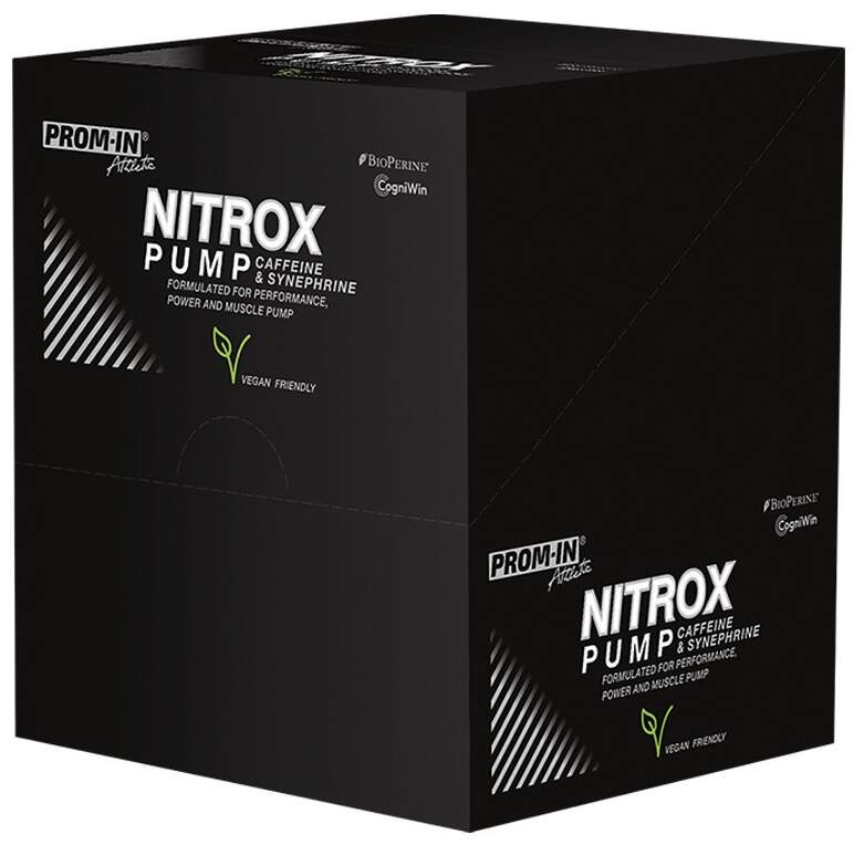 Prom-in Nitrox Pump Caffeine and Synephrine 10 x 22,5 g - malina/citron