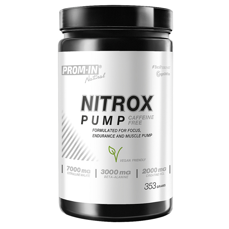 Prom-in Nitrox Pump Caffeine Free Clean 353 g - cola a citron