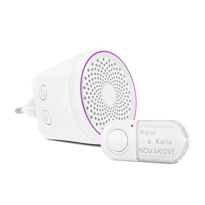 Electrobock Bezdrátový zvonek BZ40 s přijímačem do zásuvky