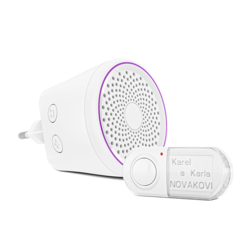 Electrobock Bezdrátový zvonek BZ40 s přijímačem do zásuvky