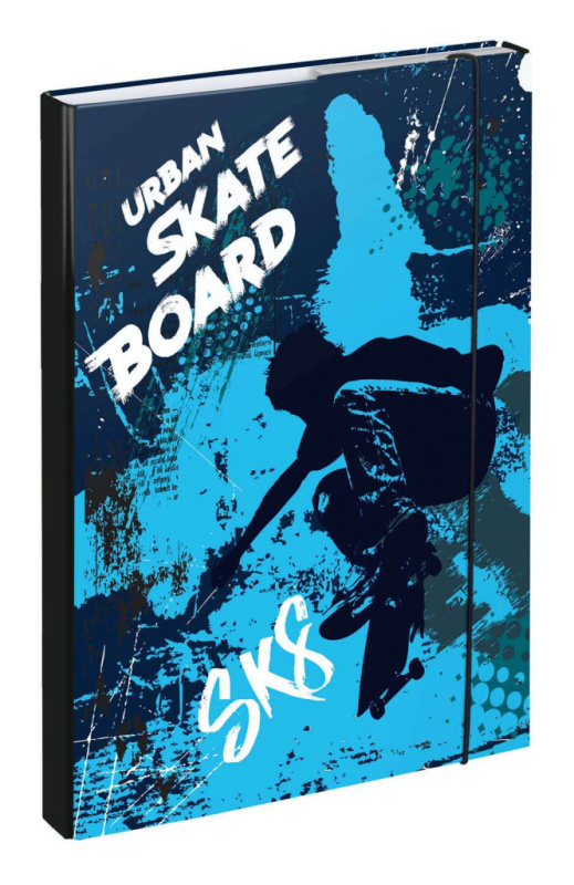 BAAGL Desky na školní sešity A4 Skateboard Presco Group