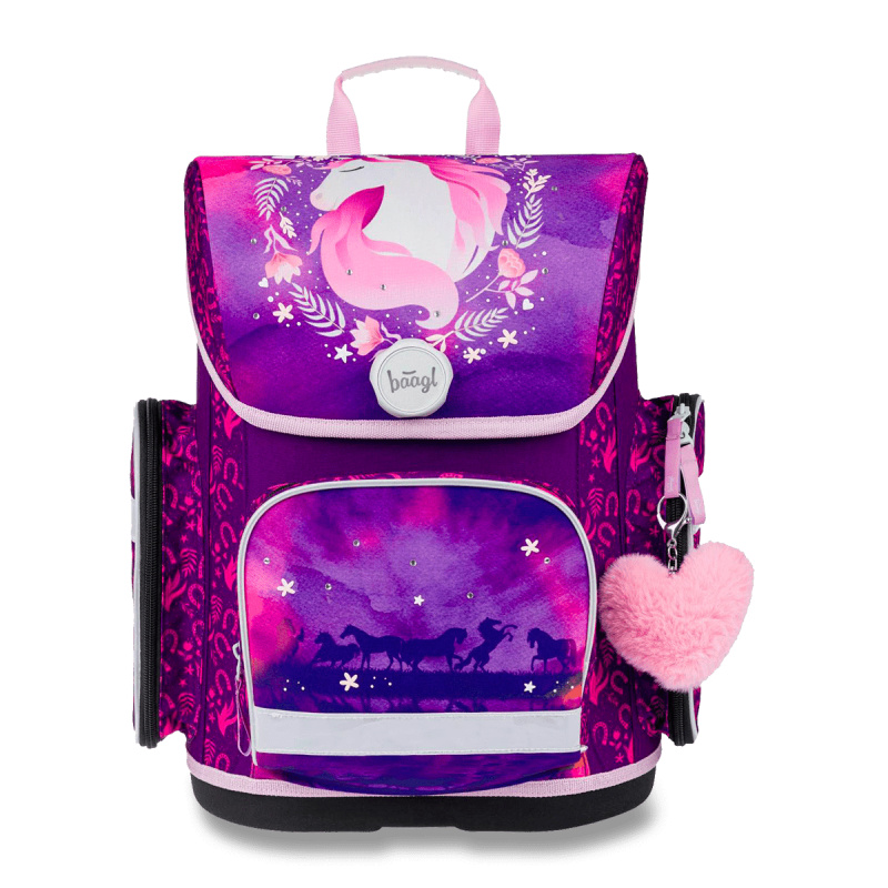 BAAGL Školní aktovka Ergo Kůň