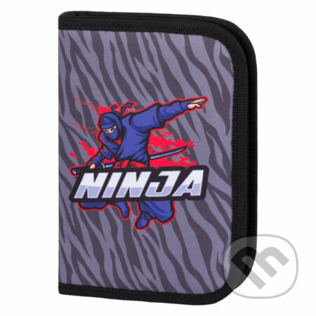 BAAGL Školní penál klasik dvě chlopně Ninja