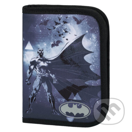 BAAGL Školní penál klasik dvě chlopně Batman Storm