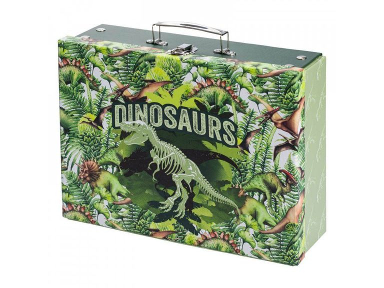 Baagl Skládací školní kufřík Dinosaur Presco Group