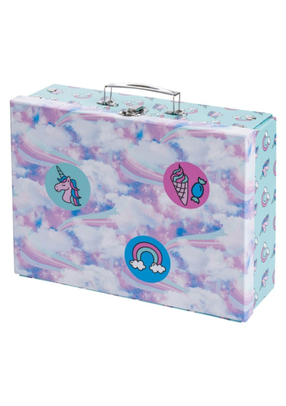 BAAGL Skládací školní kufřík - Nebe