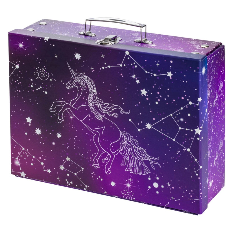 BAAGL Skládací školní kufřík - Unicorn Universe