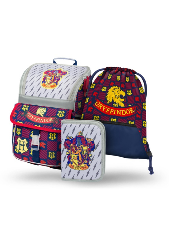 BAAGL 3 SET Zippy Harry Potter Nebelvír: aktovka, penál, sáček