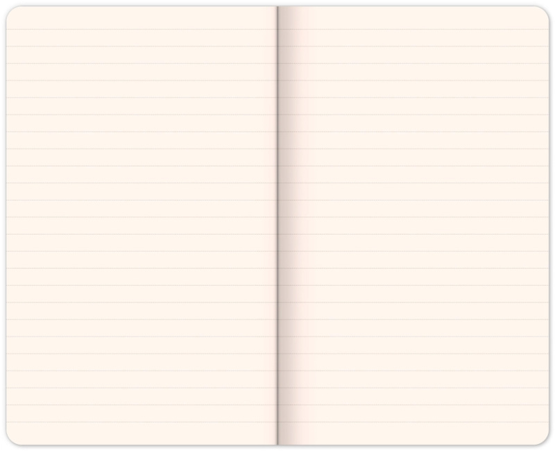 Notes Kateřiny Winterové - Růže (linkovaný, elastické zavíraní)