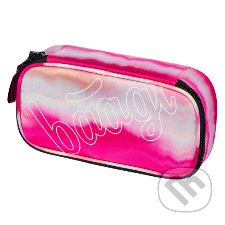 Penál etue Baagl Skate Pink Stripes