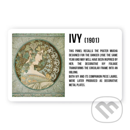 Magnet Alfons Mucha - Ivy