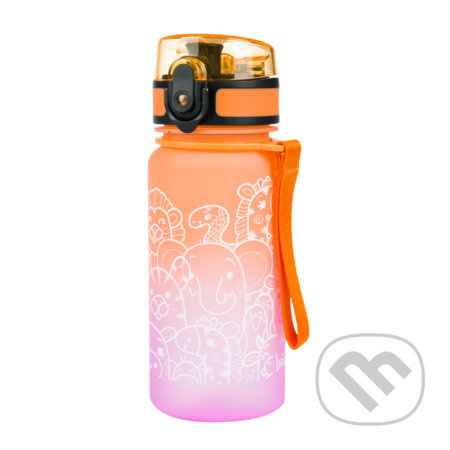 BAAGL Tritanová láhev na pití Gradient Zvířata 350 ml