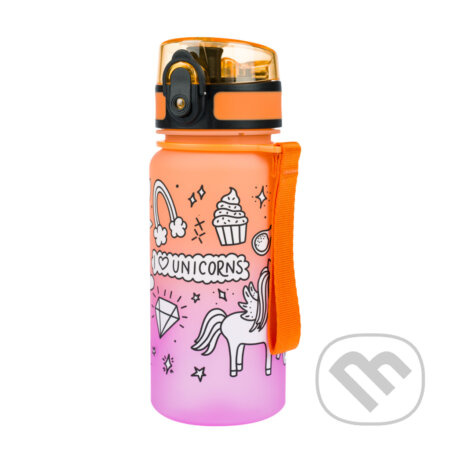 BAAGL Tritanová láhev na pití Gradient Jednorožec 350 ml