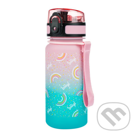 BAAGL Tritanová láhev na pití Gradient Duha 350 ml