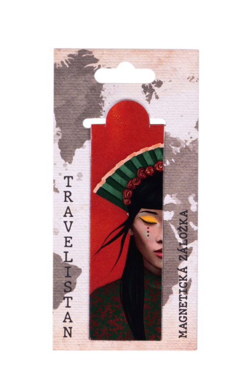 Magnetická záložka Asie