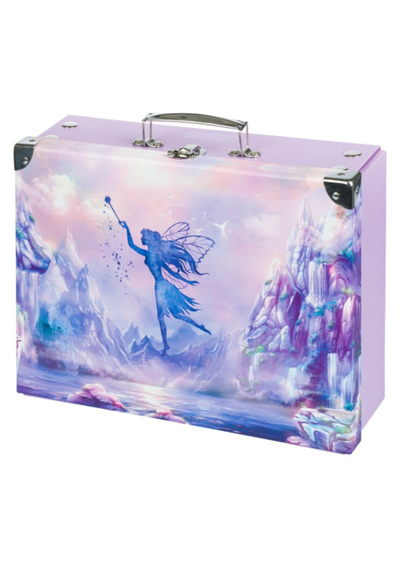 BAAGL Skládací školní kufřík Víla s kováním Presco Group